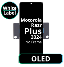 LCD OLED No Frame For Motorola Razr Plus 2024 - White Box