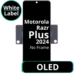 LCD OLED No Frame For Motorola Razr Plus 2024 - White Box