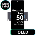 LCD OLED No Frame For Motorola Razr 50 Ultra - White Box