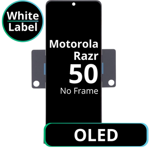 LCD OLED No Frame For Motorola Razr 50  - White Box