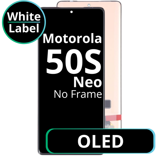 LCD OLED No Frame For Motorola S50 Neo - White Box