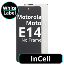 LCD InCell No Frame For Motorola Moto E14 - White Box