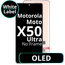 LCD OLED No Frame For Motorola Moto X50 Ultra - White Box