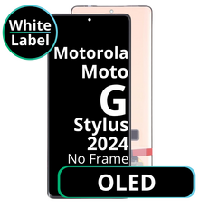 LCD OLED No Frame For Motorola Moto G Stylus 5G 2024 - White Box