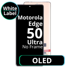 LCD OLED No Frame For Motorola Edge 50 Ultra - White Box