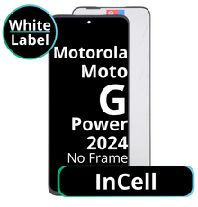 LCD InCell No Frame For Motorola Moto G Power 2024 - White Box