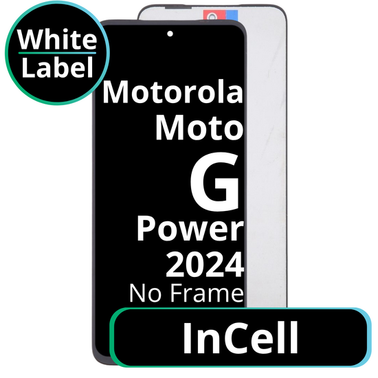 LCD InCell No Frame For Motorola Moto G Power 2024 - White Box