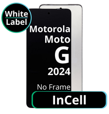 LCD InCell No Frame For Motorola Moto G 2024 - White Box