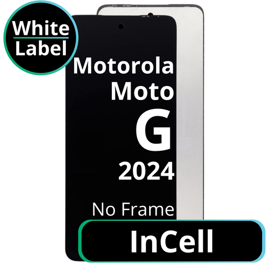 LCD InCell No Frame For Motorola Moto G 2024 - White Box