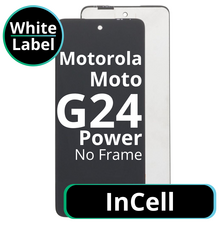 LCD InCell No Frame For Motorola Moto G24 Power - White Box