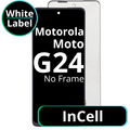 LCD InCell No Frame For Motorola Moto G24 - White Box