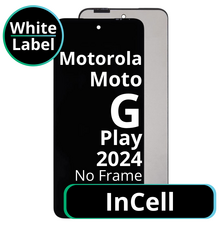 LCD InCell No Frame For Motorola Moto G Play 2024 - White Box
