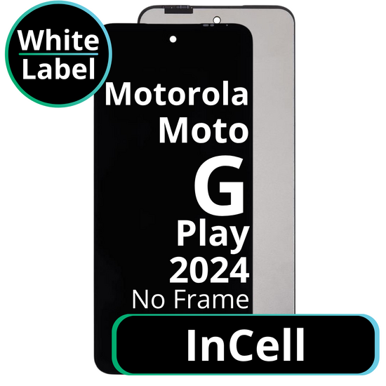 LCD InCell No Frame For Motorola Moto G Play 2024 - White Box