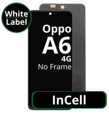 LCD InCell No Frame For Oppo A6 4G - White Box