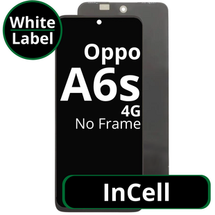 LCD InCell No Frame For Oppo A6s 4G - White Box