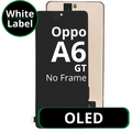 LCD OLED No Frame For Oppo A6 GT - White Box