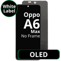 LCD OLED No Frame For Oppo A6 Max - White Box