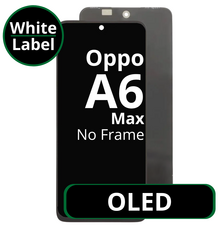 LCD OLED No Frame For Oppo A6 Max - White Box