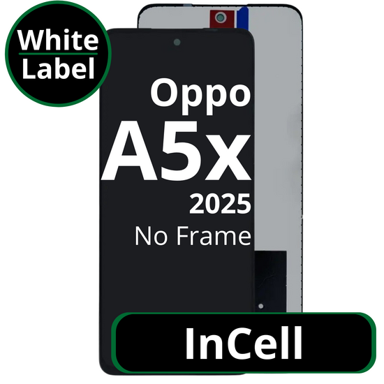 LCD InCell No Frame For Oppo A5x - White Box