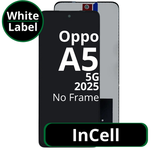 LCD InCell No Frame For Oppo A5 5G 2025  White Box