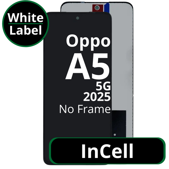 LCD InCell No Frame For Oppo A5 5G 2025  White Box