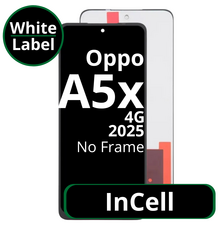 LCD InCell No Frame For Oppo A5x 4G - White Box