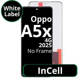 LCD InCell No Frame For Oppo A5x 4G - White Box
