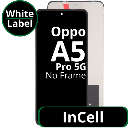 LCD InCell No Frame For Oppo A5 Pro 5G - White Box