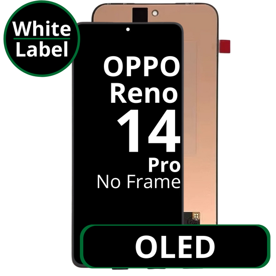 LCD OLED No Frame For Oppo Reno 14 Pro - White Box