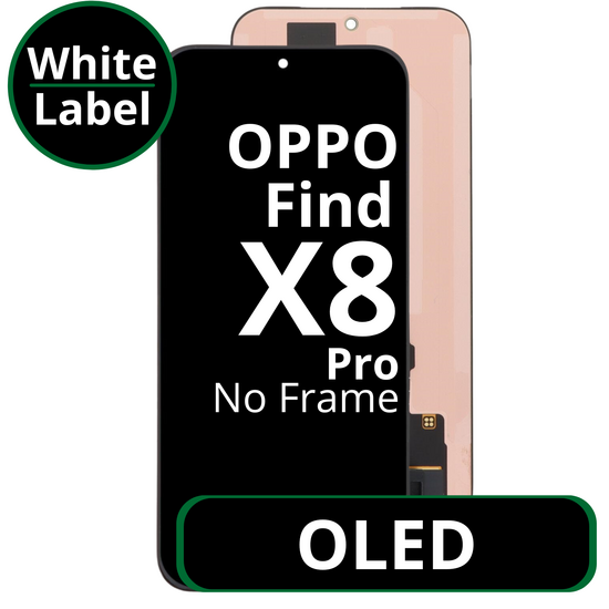 LCD OLED No Frame For Oppo Find X8 Pro - White Box