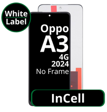 LCD InCell No Frame For Oppo A3 4G - White Box