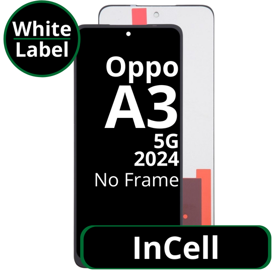 LCD InCell No Frame For Oppo A3 - White Box