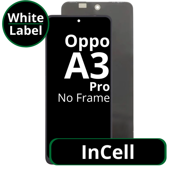 LCD InCell No Frame For Oppo A3 Pro - White Box