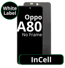LCD InCell No Frame For Oppo A80 - White Box
