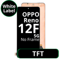 LCD TFT No Frame For Oppo Reno 12F - White Box