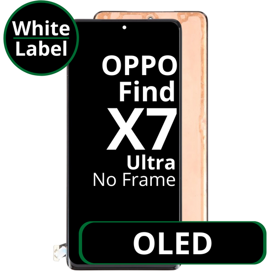 LCD OLED No Frame For Oppo Find X7 Ultra - White Box