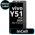 LCD InCell No Frame For Vivo Y51 Pro - White Box