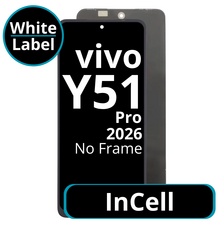 LCD InCell No Frame For Vivo Y51 Pro - White Box