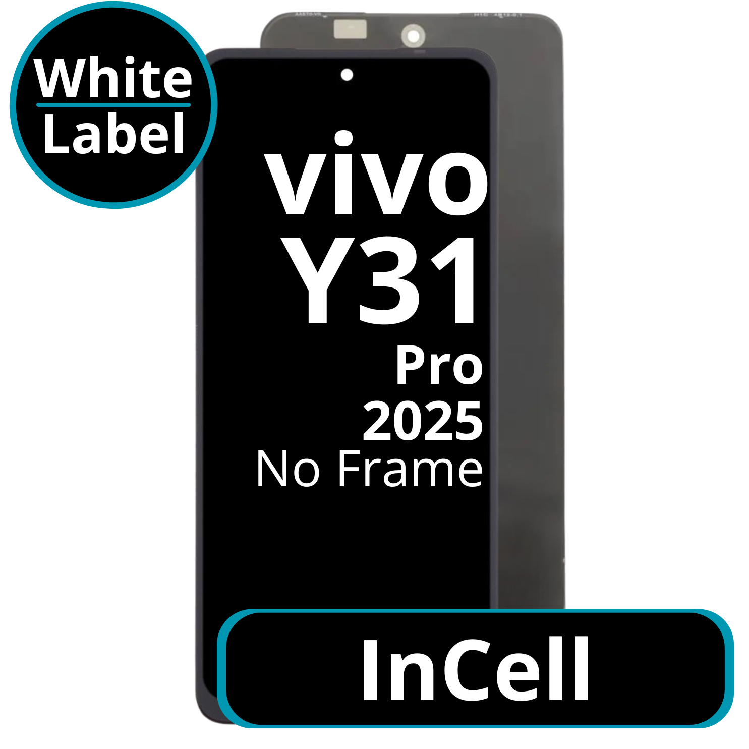 LCD InCell No Frame For Vivo Y31 Pro - White Box
