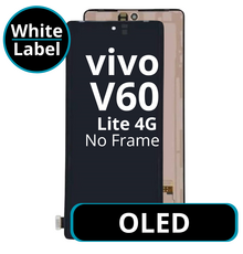 LCD OLED No Frame For Vivo V60 Lite 4G - White Box
