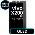 LCD OLED No Frame For Vivo X200 FE - White Box