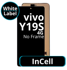 LCD InCell No Frame For Vivo Y19s 4G- White Box