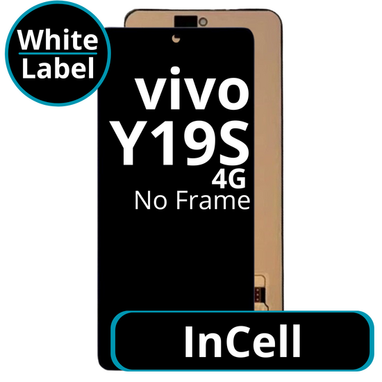 LCD InCell No Frame For Vivo Y19s 4G- White Box