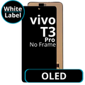 LCD OLED No Frame For Vivo T3 Pro - White Box