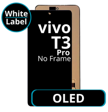 LCD OLED No Frame For Vivo T3 Pro - White Box