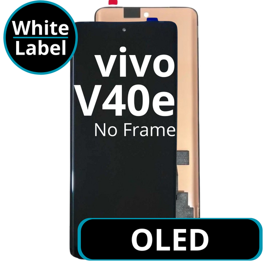 LCD OLED No Frame For Vivo V40e - White Box