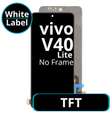 LCD TFT No Frame For Vivo V40 - White Box