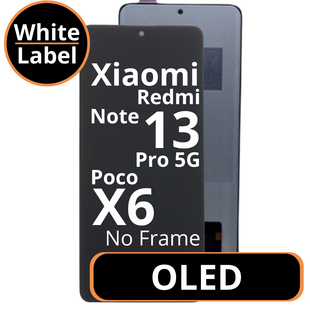 LCD OLED No Frame For Xiaomi Redmi Note 13 Pro 5G / Poco X6  - White Box