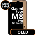 LCD OLED No Frame For Xiaomi M8 Pro - White Box