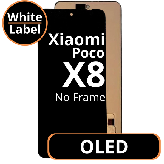 LCD OLED No Frame For Xiaomi X8 - White Box